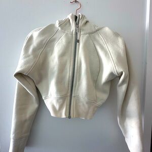 Lululemon full zip scuba hoodie CROPPED